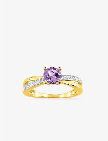 Bague or jaune 375‰,...