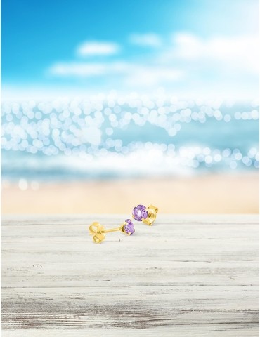 Boucles d'oreilles clous or...