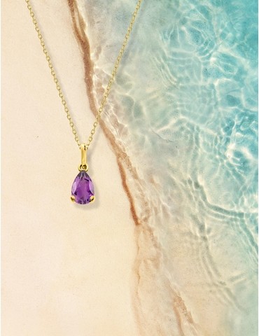 Pendentif or jaune 375‰,...
