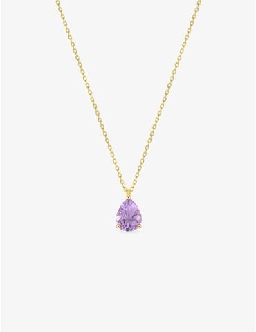 Collier or jaune 375‰,...