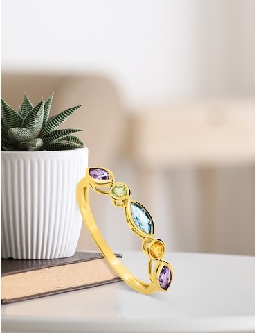 Bague or jaune 375‰,...