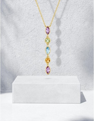 Collier pendentif or jaune...