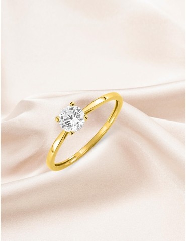 Bague solitaire 4 griffes...