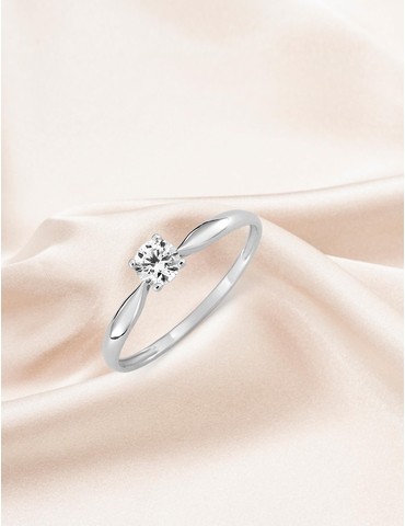 Bague solitaire 4 griffes...