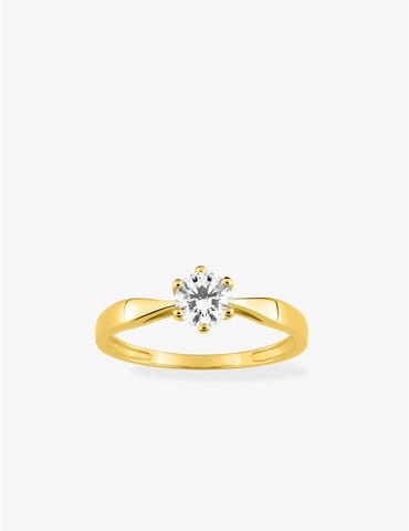 Bague solitaire 6 griffes...