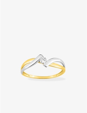 Bague solitaire fantaisie...