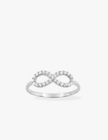 Bague fantaisie or blanc...