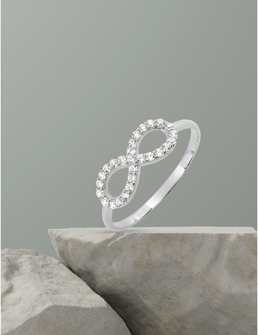 Bague fantaisie or blanc...