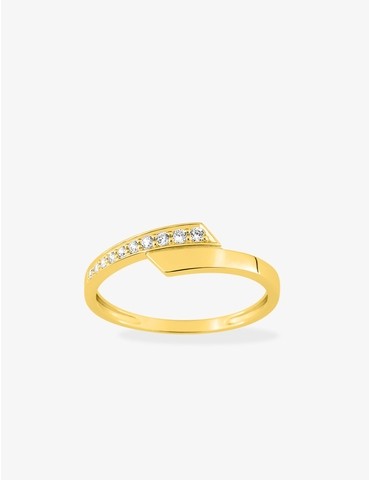 Bague fantaisie or jaune...