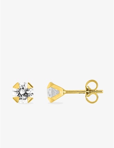 Boucles d'oreilles or jaune...