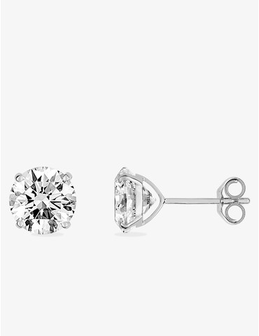 Boucles d'oreilles or blanc...