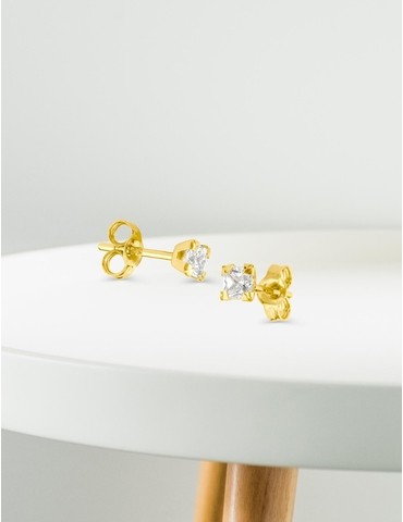 Boucles d'oreilles or jaune...