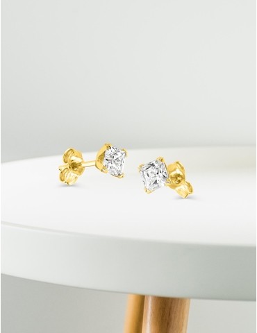 Boucles d'oreilles or jaune...
