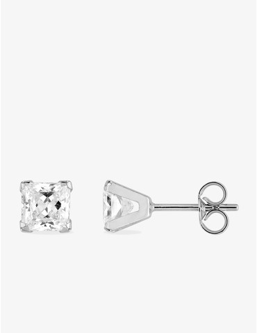 Boucles d'oreilles or blanc...