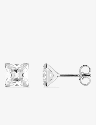 Boucles d'oreilles or blanc...