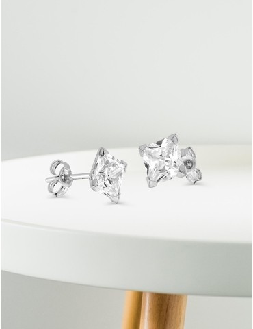 Boucles d'oreilles or blanc...