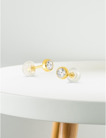 Boucles d'oreilles or jaune...