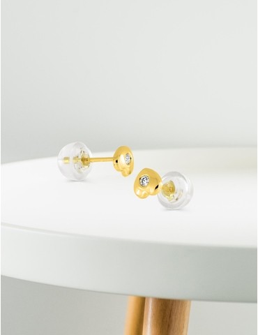 Boucles d'oreilles or jaune...
