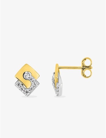 Boucles d'oreilles carrées...