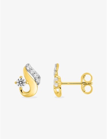 Boucles d'oreilles en or...