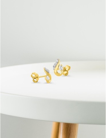 Boucles d'oreilles en or...