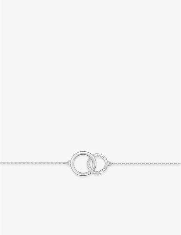 Bracelet cercle en or blanc...