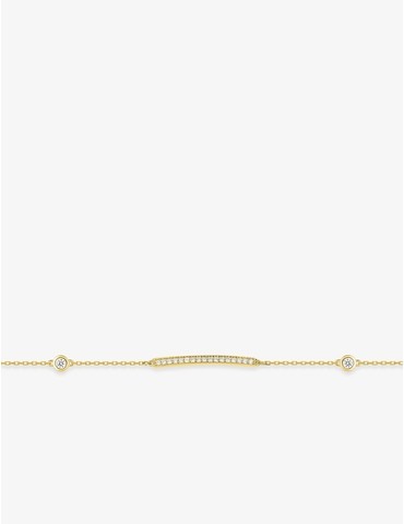 Bracelet or jaune 375‰ et...