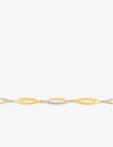 Bracelet bicolore en or...