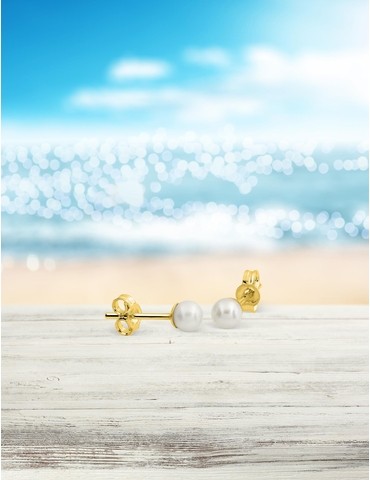 Boucles d'oreilles or jaune...