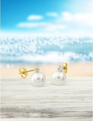 Boucles d'oreilles or jaune...