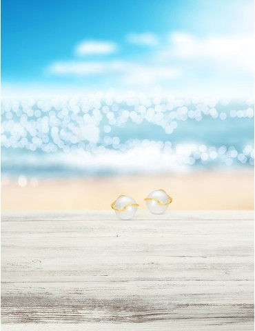 Boucles d'oreilles or jaune...
