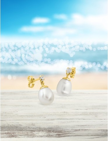 Boucles d'oreilles or jaune...