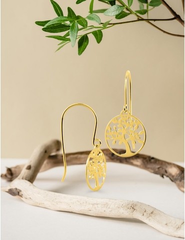 Boucles d'oreilles "arbre...