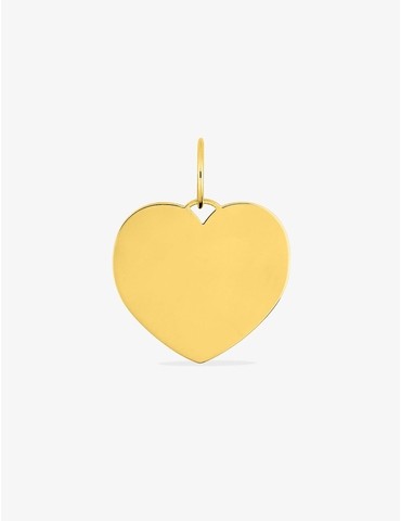 Pendentif cœur plein en or...