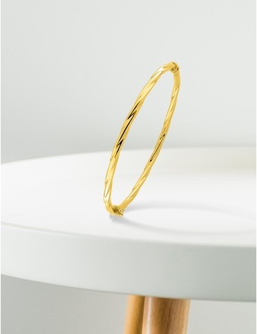 Bracelet jonc ouvrant en or...
