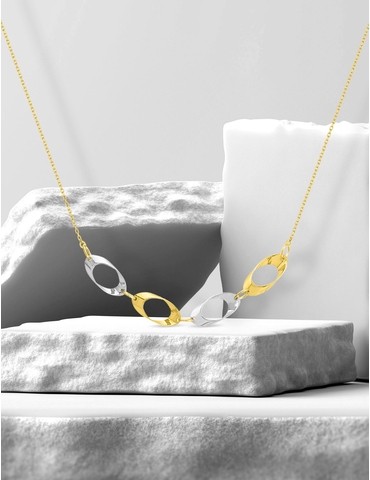 Collier fantaisie bicolore...
