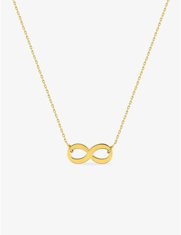 Collier motif infini or...