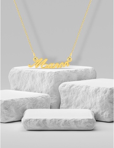 Collier prénom découpé...