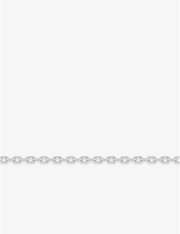 Chaîne forçat en or blanc...