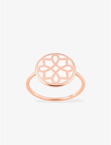 Bague Harmonie Or rose 375‰...