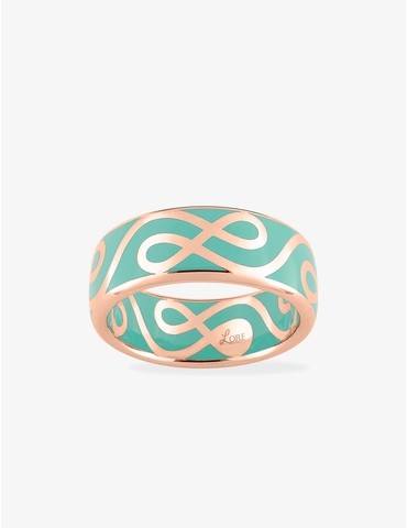Bague Lorever Or rose 375‰...