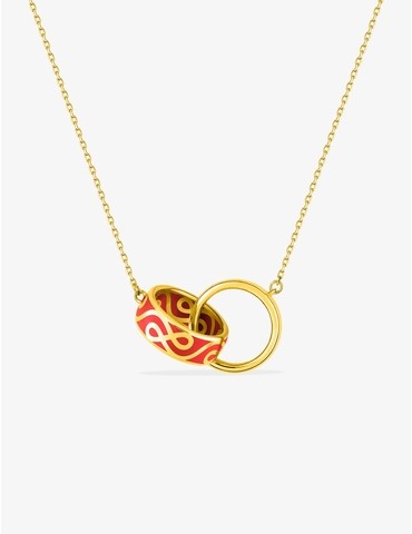 Collier deux anneaux...