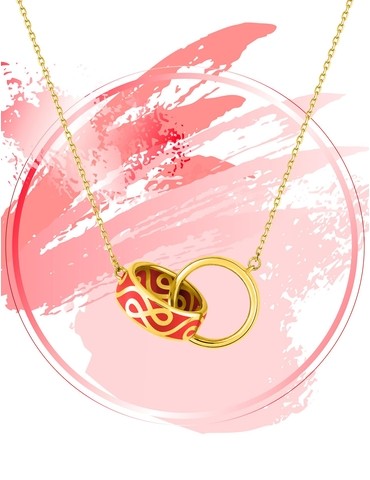 Collier deux anneaux...