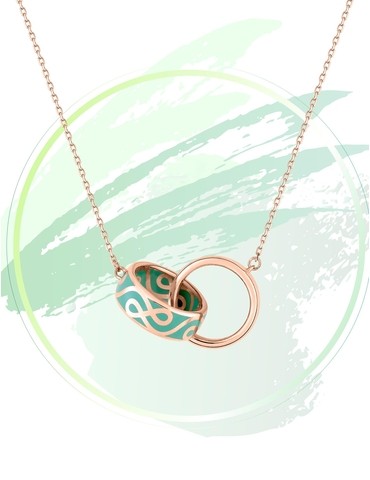 Collier deux anneaux...