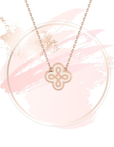 Collier Lorever Or rose...