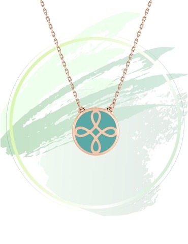 Collier Lorever Or rose...