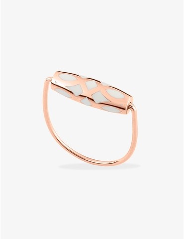 Bague Mélodie Or rose 375‰...