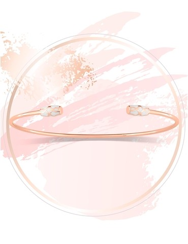 Bracelet jonc Mélodie Or...