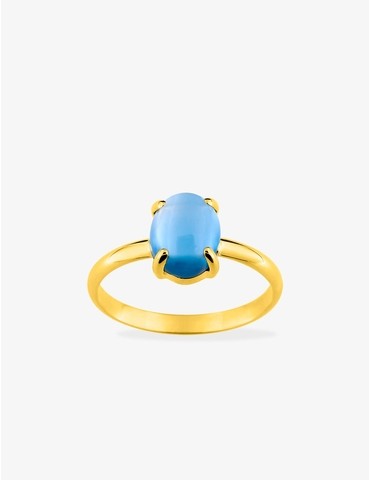 Bague or jaune 750 ‰ et...