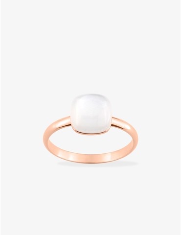 Bague or rose 750 ‰ et...